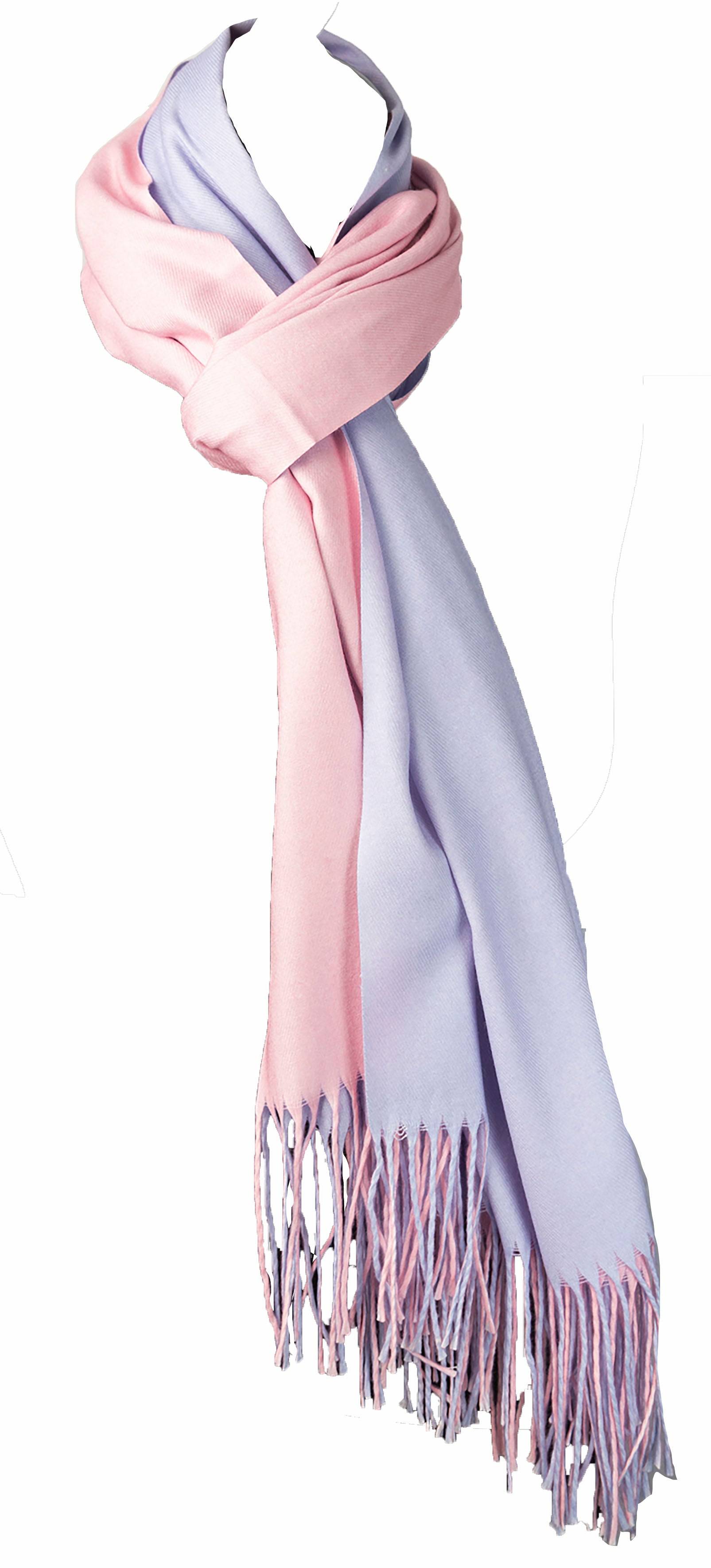 two tone cashmere scarf