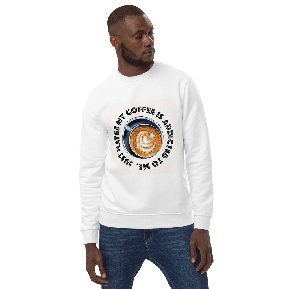 Coffee Inspired Sweatshirt with Caffeine Chic Unisex