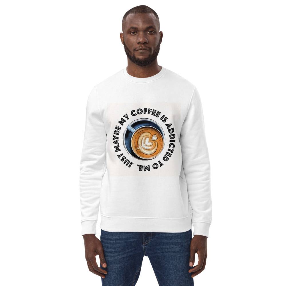 Coffee Inspired Sweatshirt with Caffeine Chic Unisex