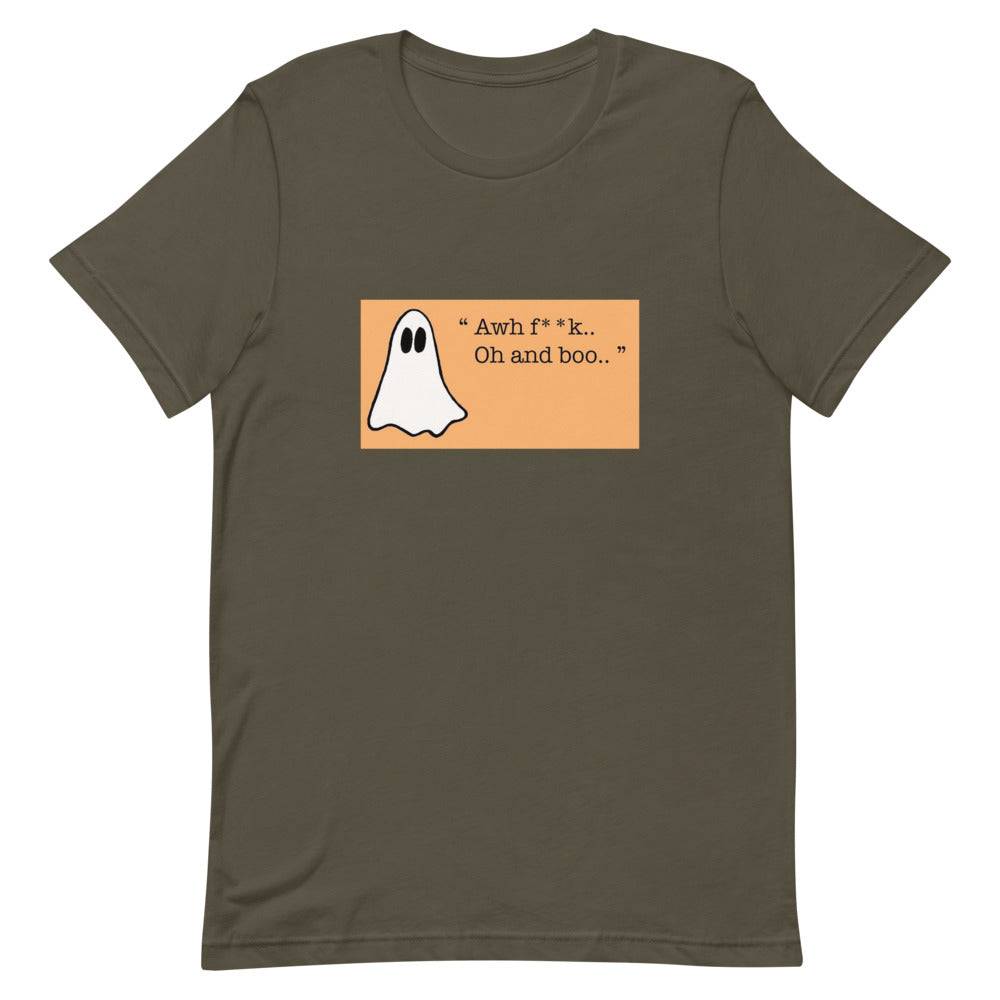 Funny Ghost unisex T-Shirt Design add humour to your day