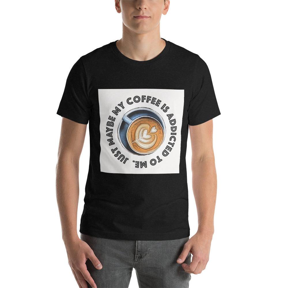 Coffee Designed T shirt! unisex t-shirt with Caffeine Chic