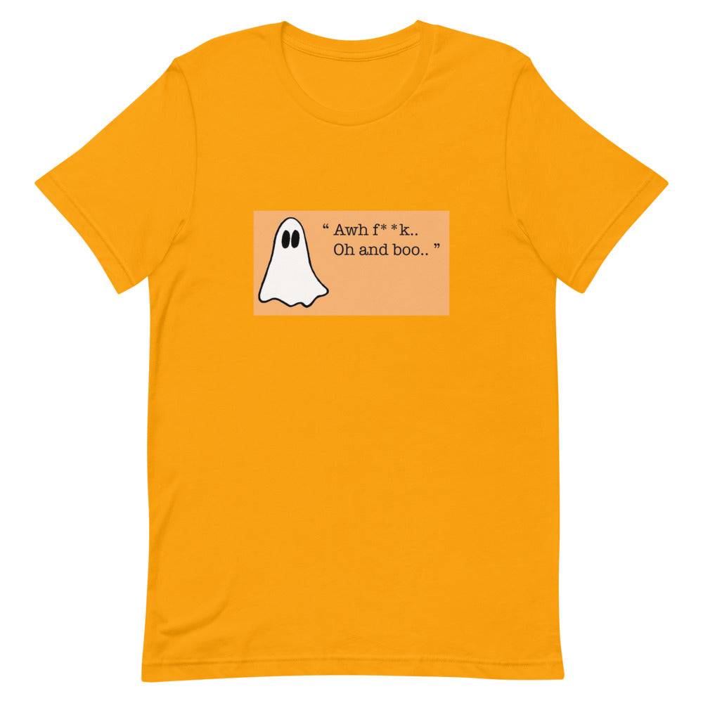 Funny Ghost unisex T-Shirt Design add humour to your day