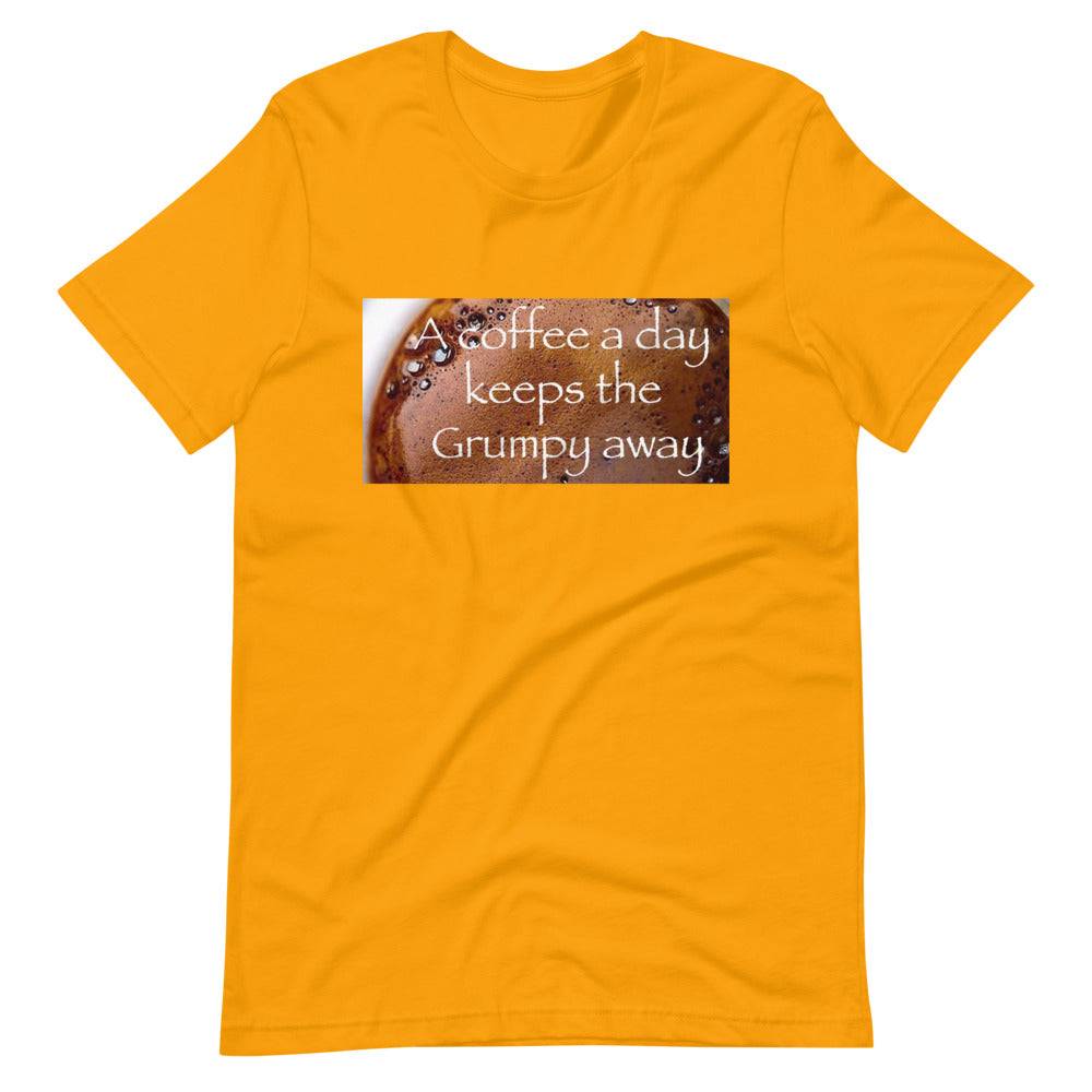 yellow coffee t shirt