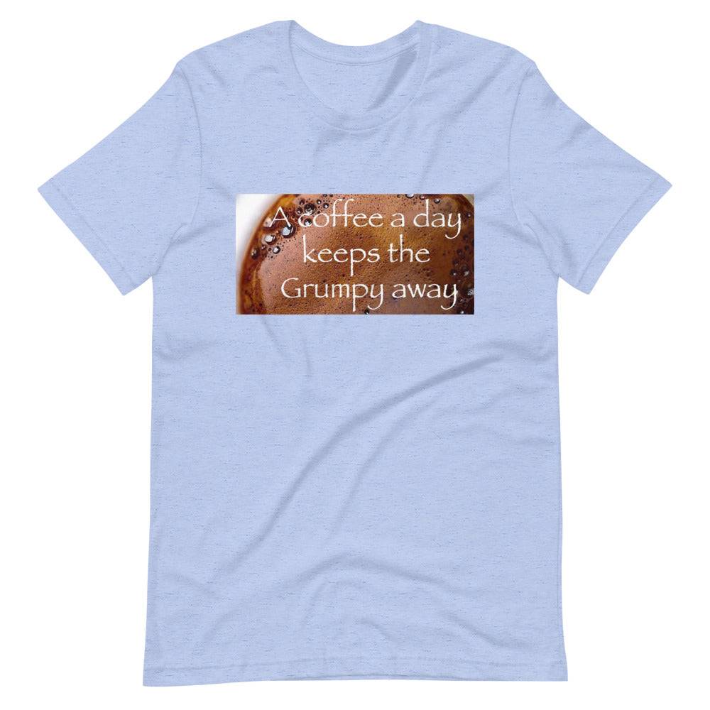 blue coffee t shirt