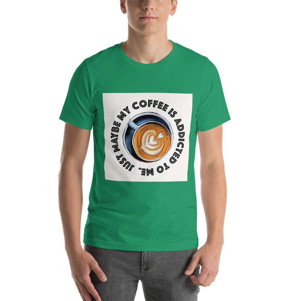 Coffee Designed T shirt! unisex t-shirt with Caffeine Chic