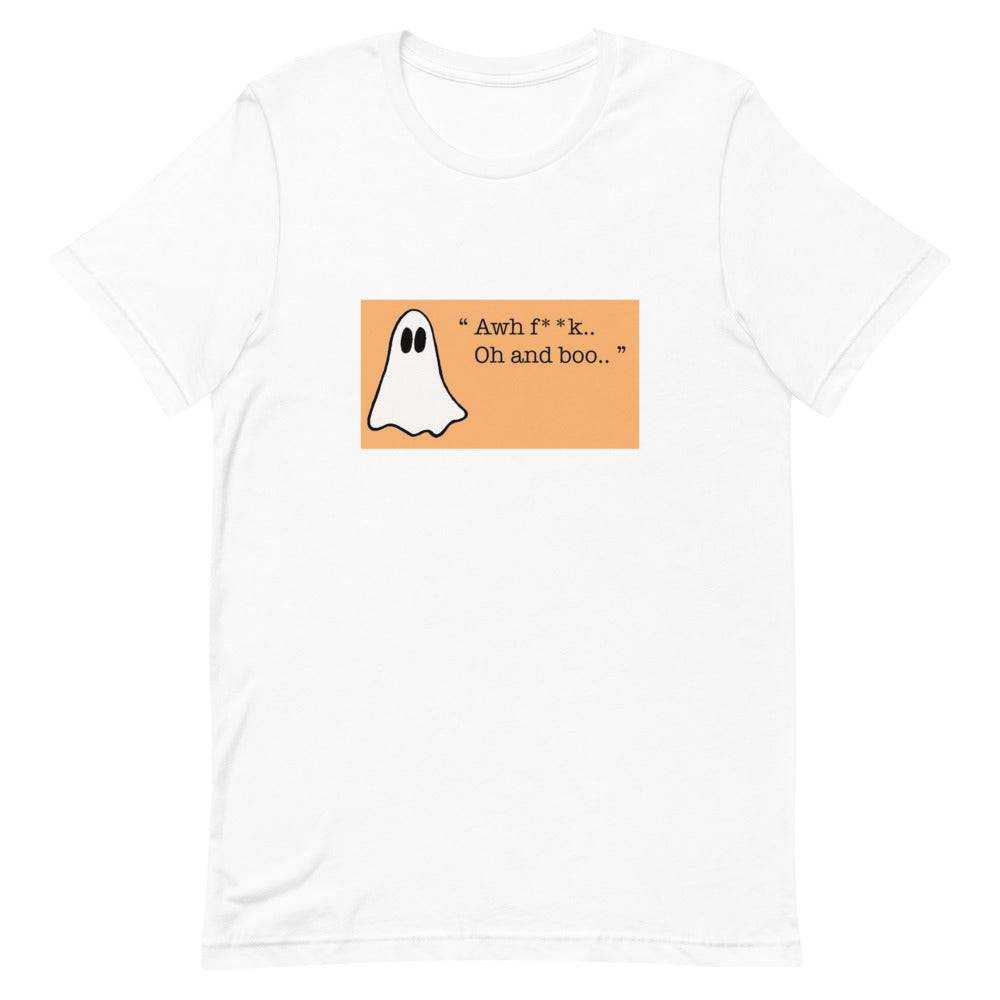 Funny Ghost unisex T-Shirt Design add humour to your day