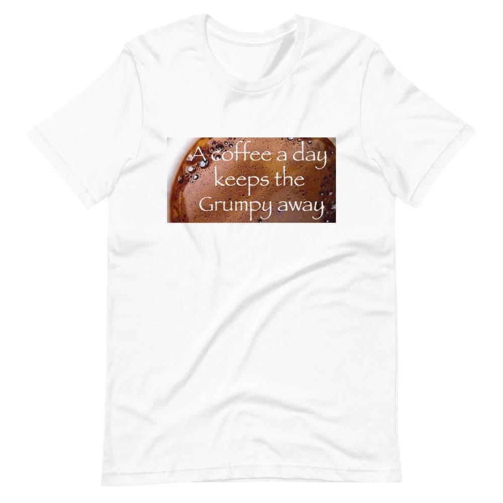 white coffee t shirt