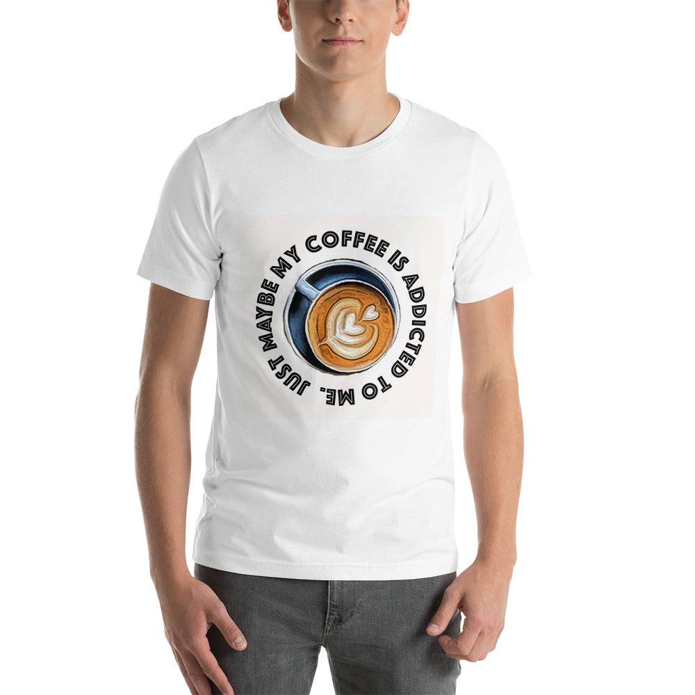 Coffee Designed T shirt! unisex t-shirt with Caffeine Chic