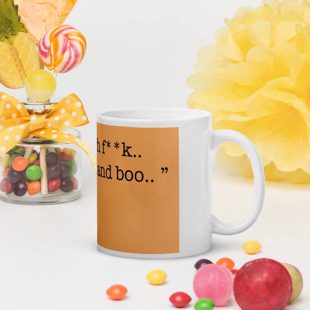 Funny Ghost Coffee White glossy Cup