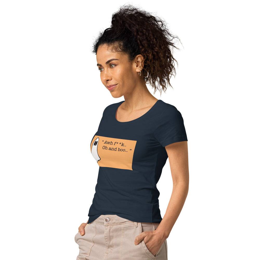 Funny Women's T-Shirt Design  Women’s basic organic t-shirt