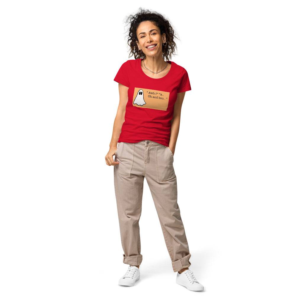 Funny Women's T-Shirt Design  Women’s basic organic t-shirt