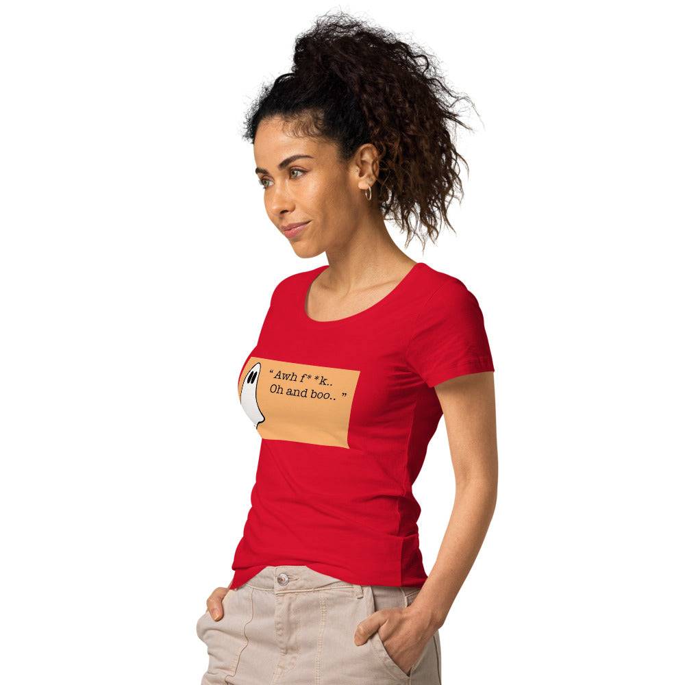 Funny Women's T-Shirt Design  Women’s basic organic t-shirt